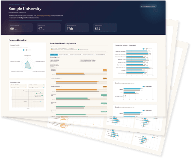 Sample individual report screenshot